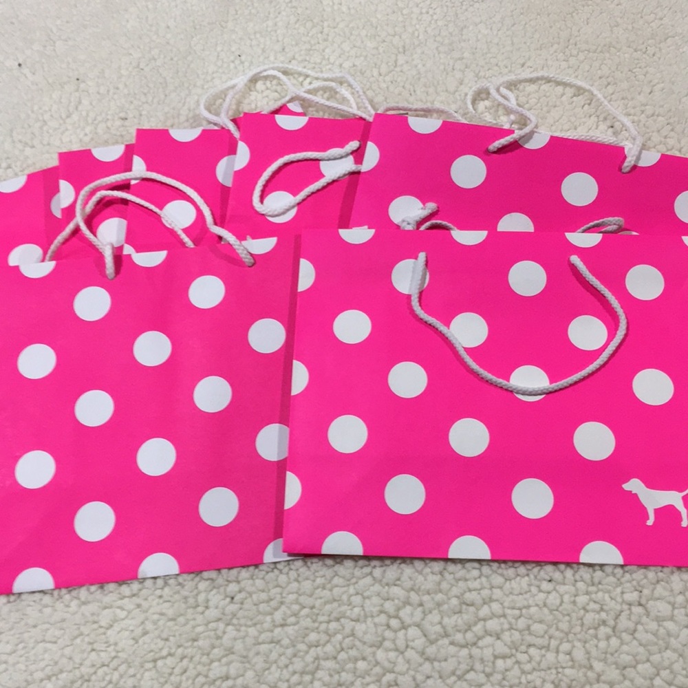 Lot 12 Victoria’s Secret Pink shopping bag gift